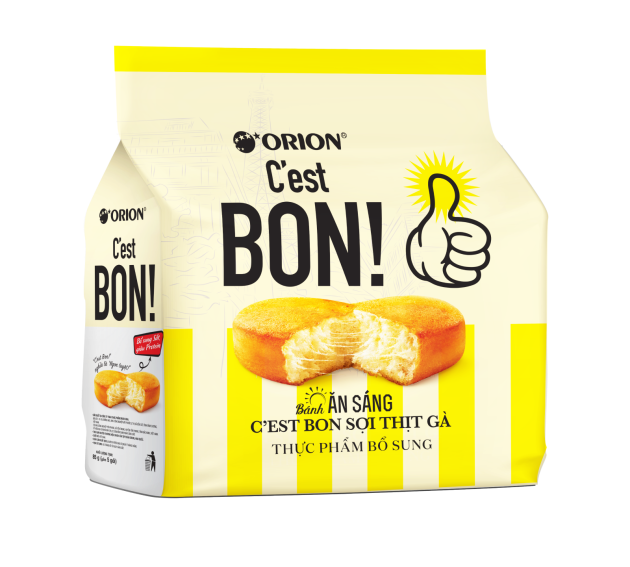 Bánh Ăn Sáng C'est Bon Sợi Thịt Gà 05P