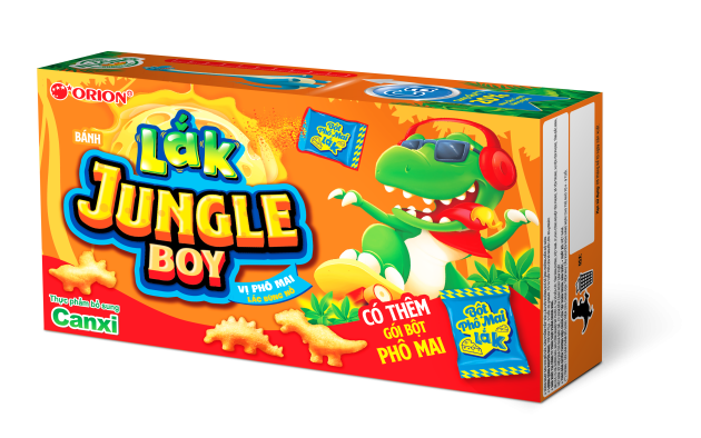 Bánh Jungle Boy Vị Phô Mai Lắc Bùng Nổ