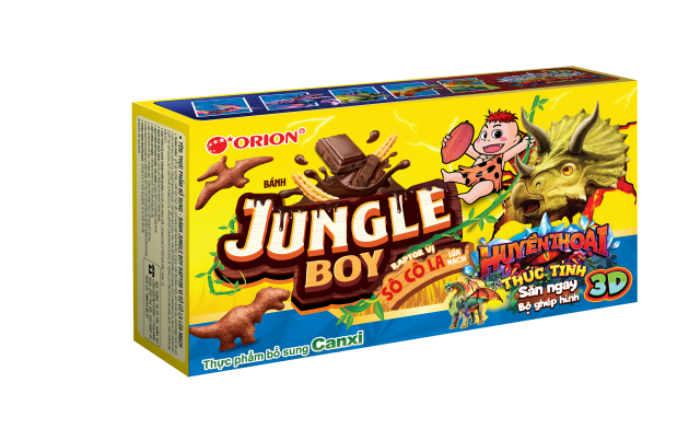 Bánh Khủng Long Jungle Boy Vị Socola