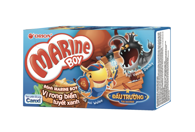 Bánh MarineBoy Vị Rong Biển Tuyết Xanh