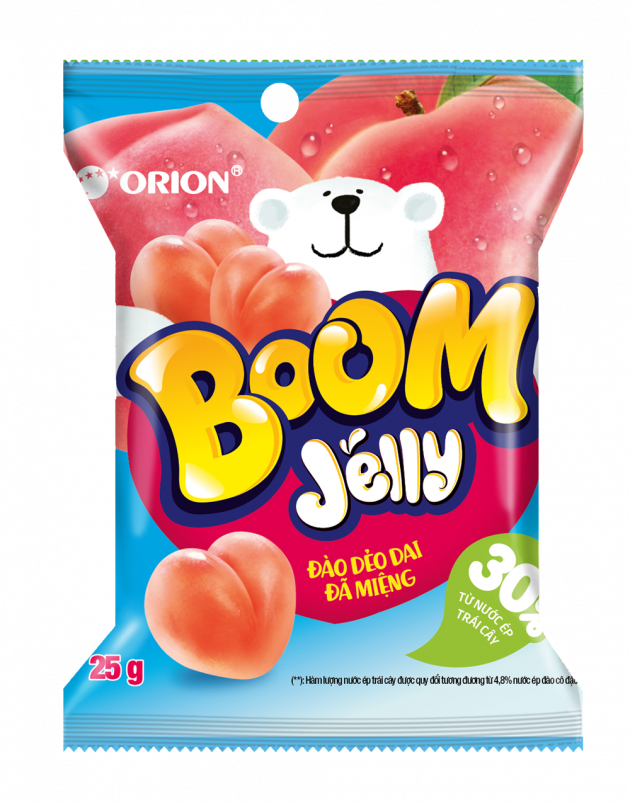 Boom Jelly 25G – Đào